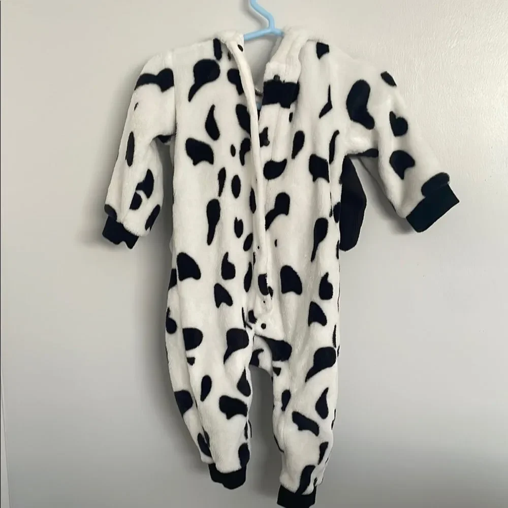 Two footies GAP Purple and dog One Piece with Hood 6-12months